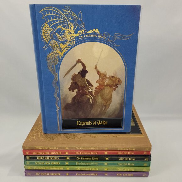 Time Life Books Enchanted World Vintage 7 Hardcover Fantasy Book Lot - Picture 1 of 1